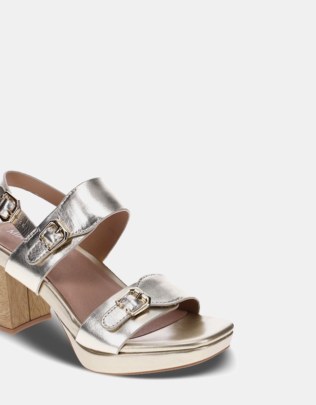 Mia Vita - Tara Heeled Sandal - Soft Gold