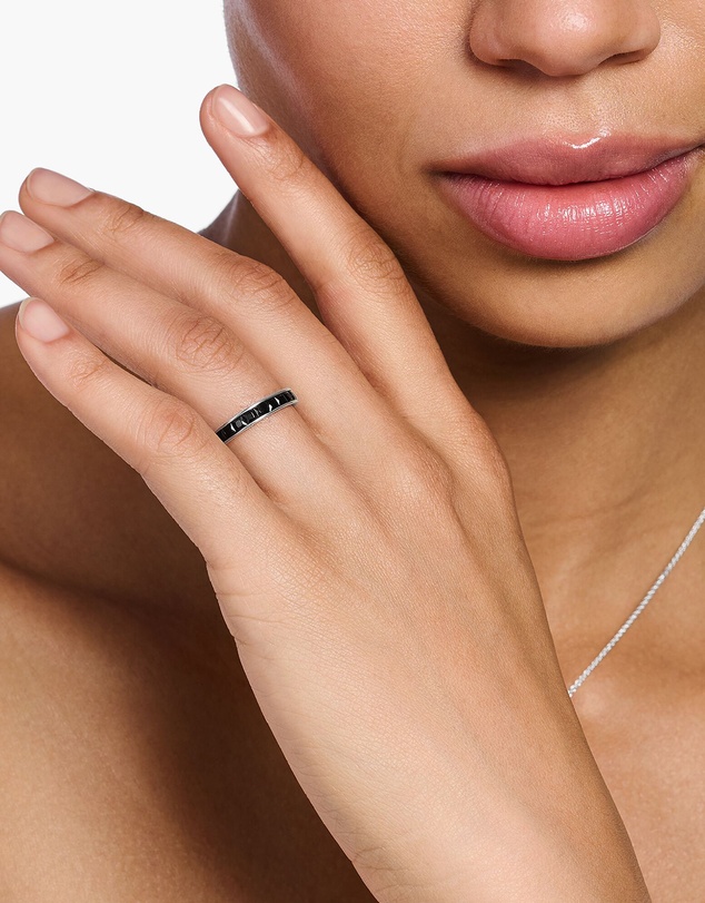 THOMAS SABO - Heritage Black Stones Band Ring