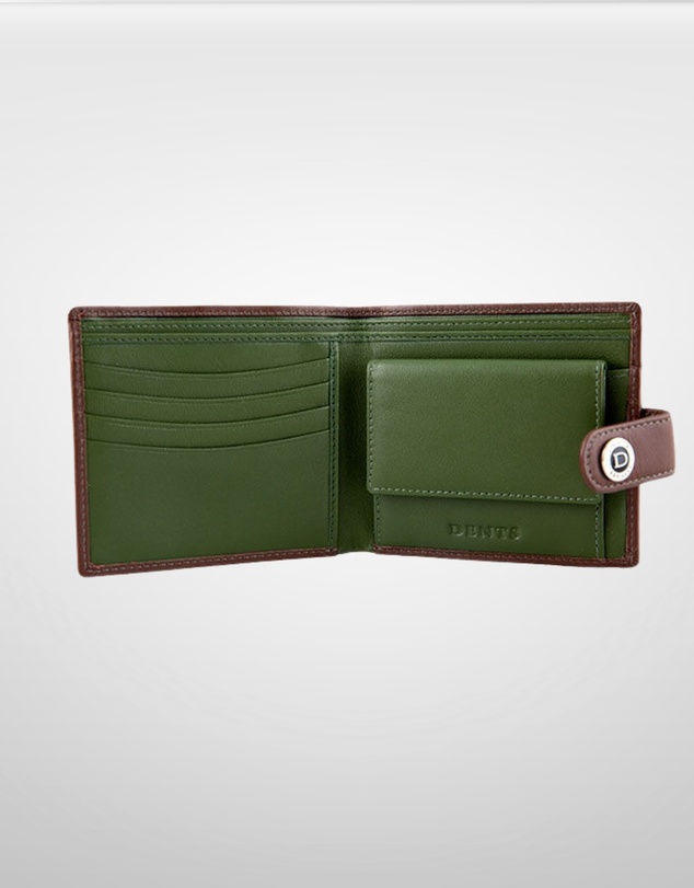 DENTS - Smooth Nappa Leather Bifold Wallet with RFID Blocking and Coin Purse