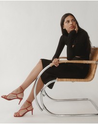 Edie Collective - Stella Multi Strap Heels 