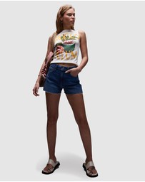 TOPSHOP - Denim A-Line Shorts