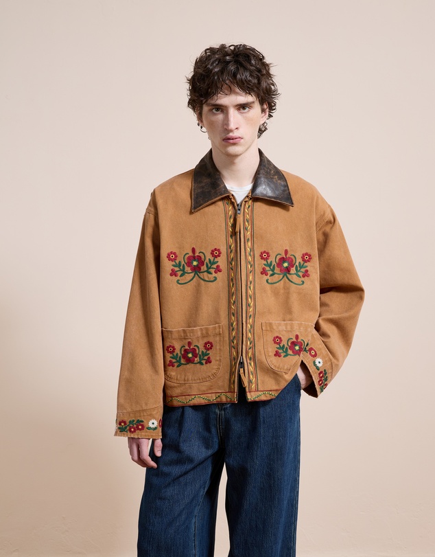 Found - Canvas Embroidered Work Jacket