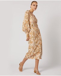 Winona - Brea Long Sleeve Midi Dress