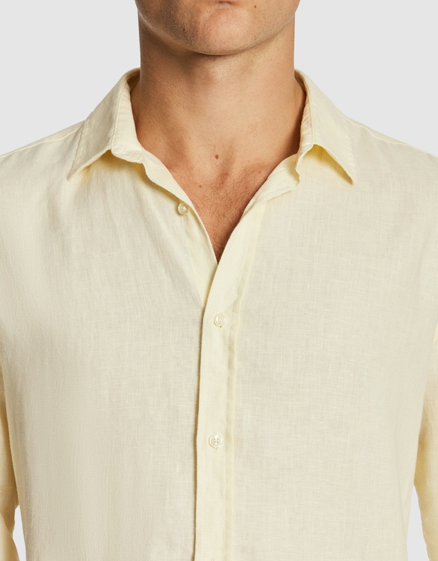 yd. - West Hampton Pure Linen Shirt