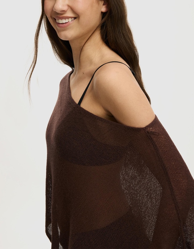 Cotton On - Sheer Knit Poncho