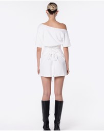 JGR & STN - Cinched Tee Mini Dress