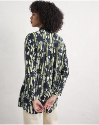 Seasalt - Seasalt Cornwall Green Wren Flutter Shirt