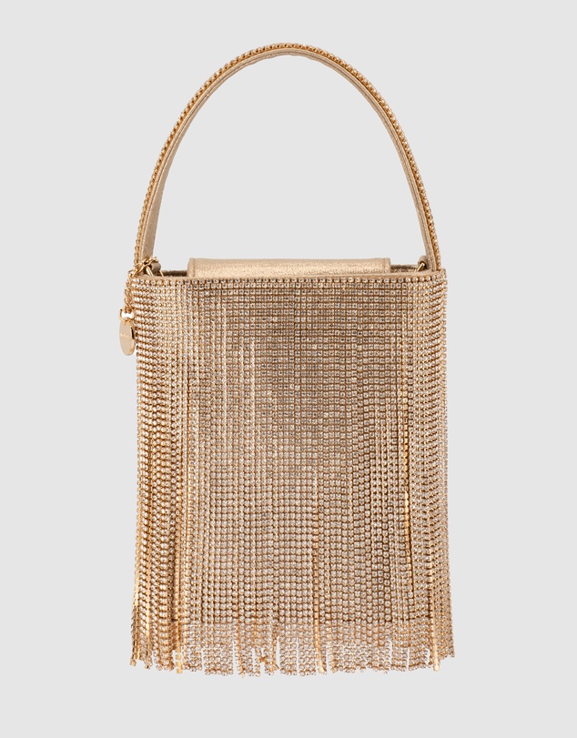 Olga Berg - Billie Crystal Fringe Bag