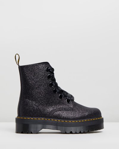 Molly Glitter 6-Eye Boots
