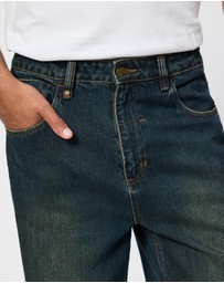 Thrills - Mid Slacker Relaxed Long Denim Jeans