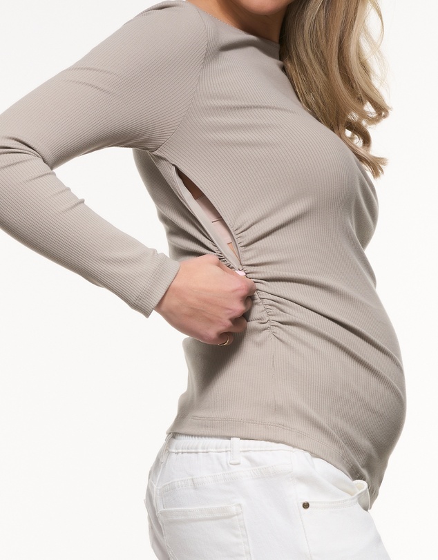 Soon Maternity - Bamboo Rib Feeding Top