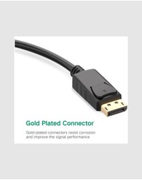 Ugreen - UGREEN DP Male to VGAFemale Converter Black