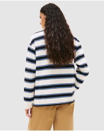 Tommy Jeans - Relaxed Sflag Stripe Rugby Polo