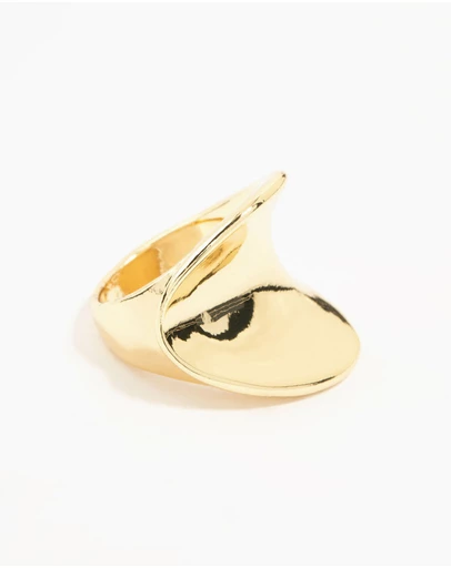 Lovisa - Gold Plated Statement Wave Ring