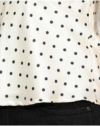 Dazie - Margaux Polka Dot Halter Top