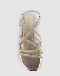Edward Meller - SAMILLE Strappy Crystal Sandal