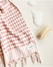 Miss April - Pompom Hand Towel