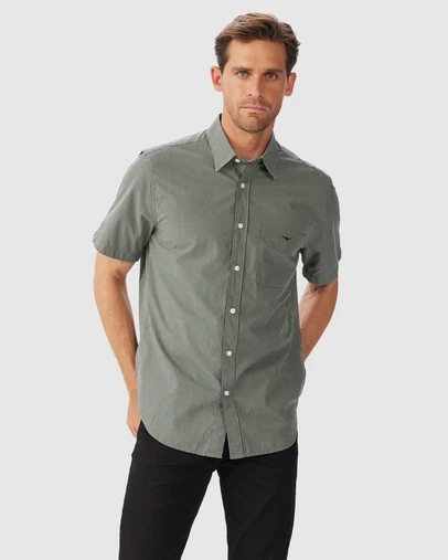 R.M.Williams - Parkes Regular Poplin SS Shirt