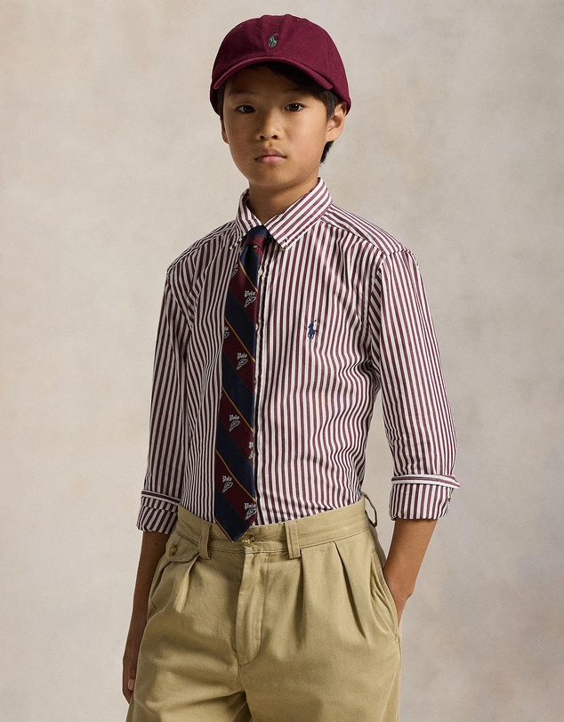 Polo Ralph Lauren - Striped Cotton Poplin Shirt - ICONIC EXCLUSIVE - Teens