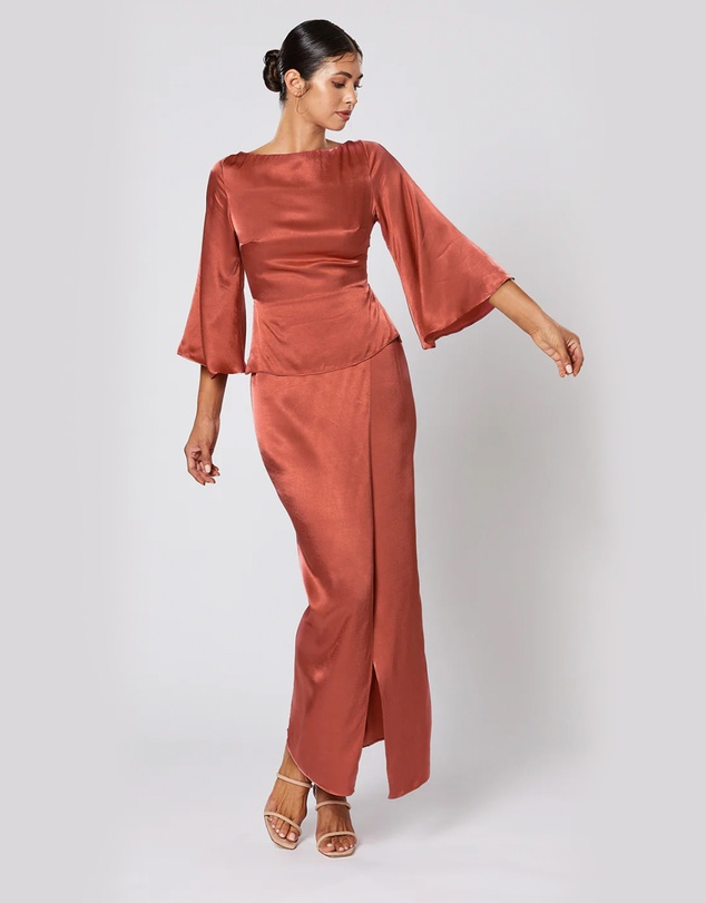 Winona - Cinta Dress Copper