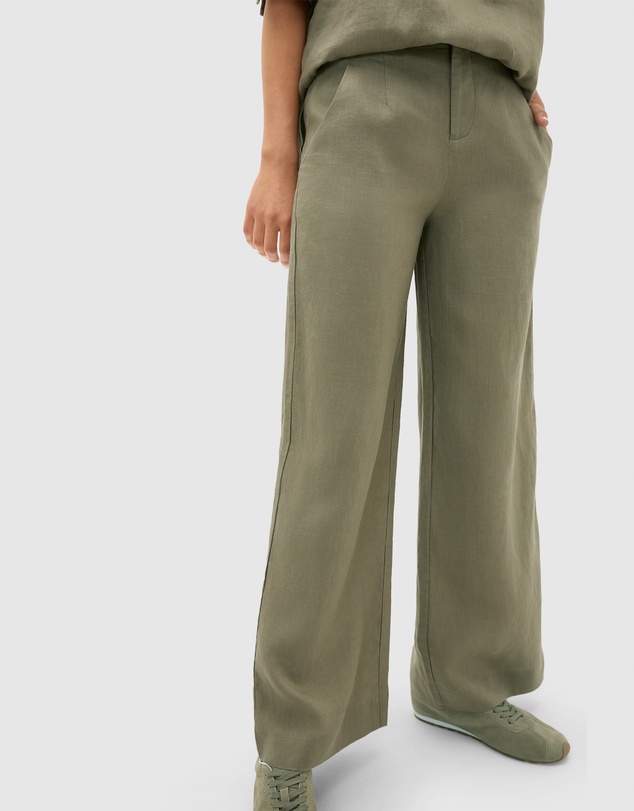 Seed Heritage - Core Linen Waisted Pant