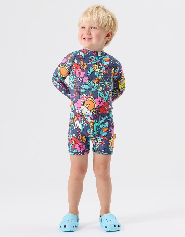 Goldie + Ace - Paradise Short Leg Swimsuit - Babies-Kids