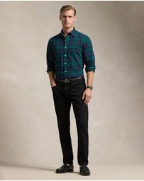 Polo Ralph Lauren - Custom Fit Plaid Brushed Oxford Shirt - ICONIC EXCLUSIVE