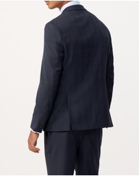 Van Heusen - Glen Check Denim Suit Jacket