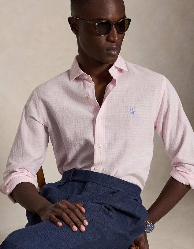 Polo Ralph Lauren - Custom Fit Striped Seersucker Shirt