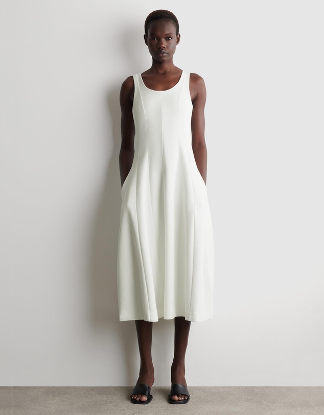 COS - Sculpted Cotton Midi Dress