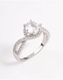 Lovisa - Silver Round Infinity Halo Ring