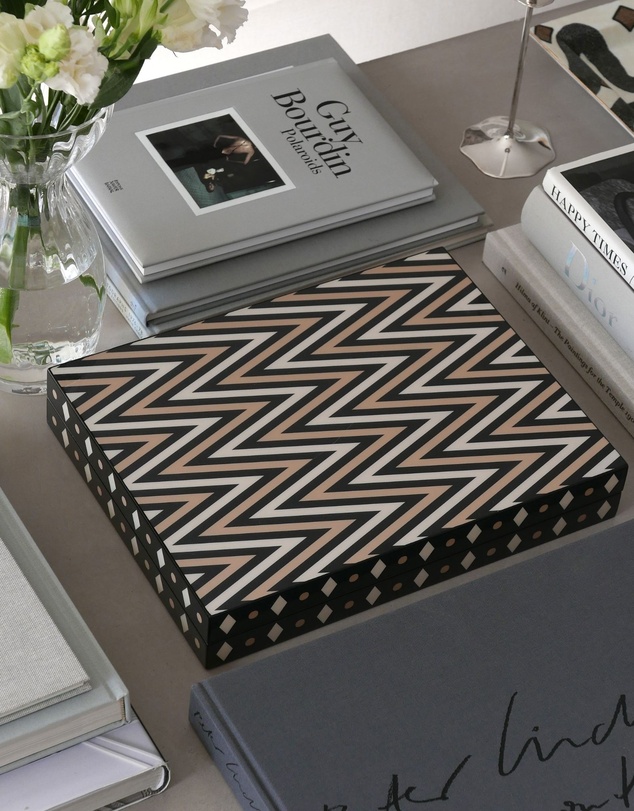 Printworks - Classic Games Backgammon Lacquered Black