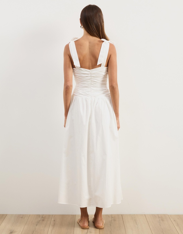 Atmos&Here - Posey Cotton Poplin Midi Dress