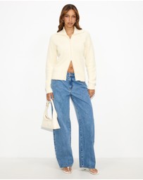 Dazie - Ada Zip Through Knit Jacket