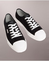 Calvin Klein - Alvaro Cotton Canvas Logo Trainers