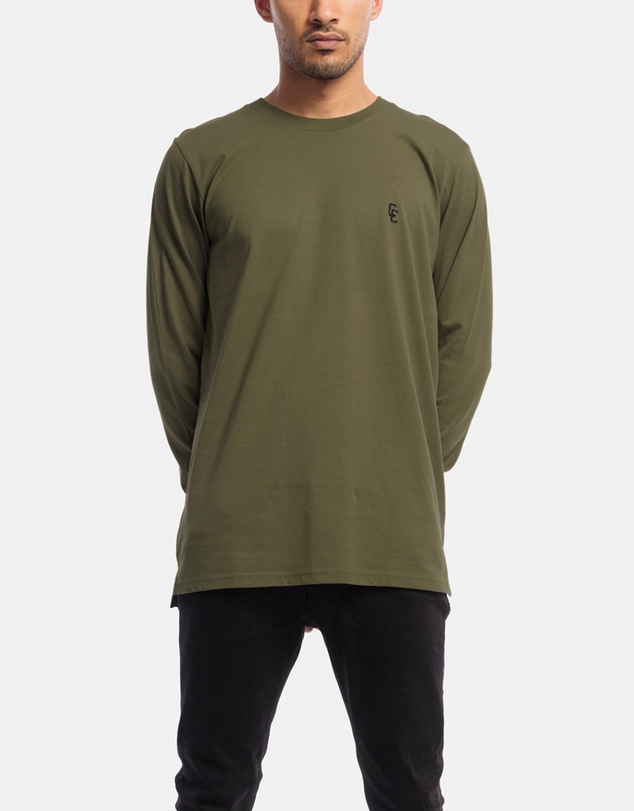 Counter Culture - Cypher Embroidery Long Sleeve Tee