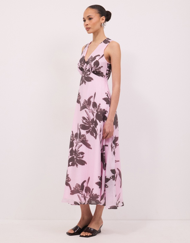 Calli - Lola Check Maxi Dress