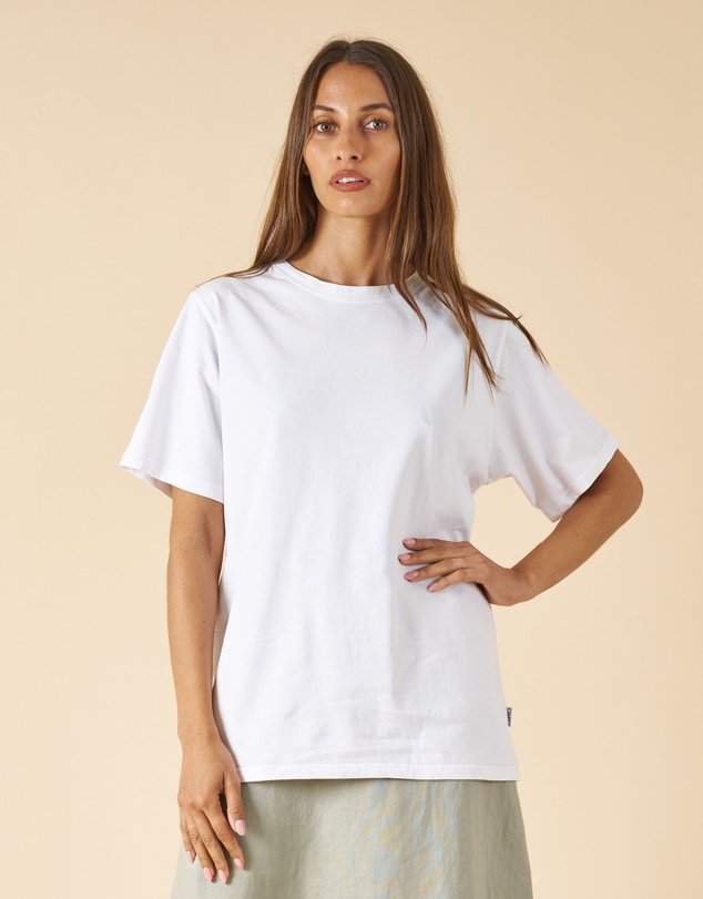 CAMIXA - Teesha Oversized Distressed Cotton T-Shirt
