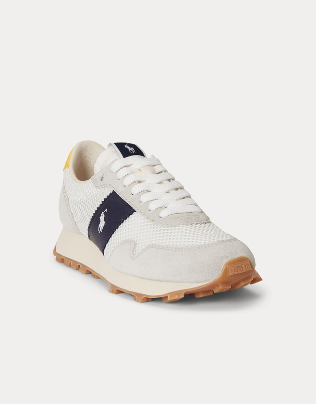 Polo Ralph Lauren - PRL Trail 125 Suede & Mesh Sneaker - The ICONIC Exclusive