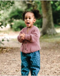 Kynd Baby - Knit Cardigan in Dusty Lilac