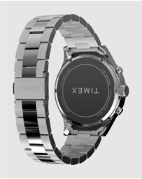 TIMEX - Men's Dress Chronograph 43mm Stainless Steel Bracelet Watch 
