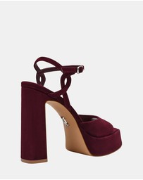 Steve Madden - Miliana Dark Cherry Heels