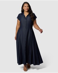 Something 4 Olivia - Paige Maxi Shirt Dress