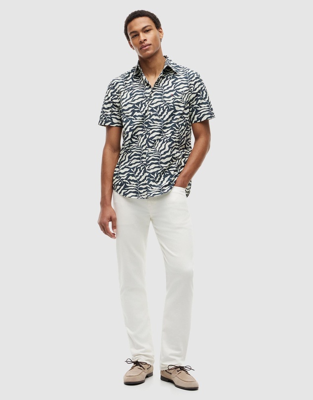 Tommy Hilfiger - Regular Fit Paper Touch Short Sleeve Shirt