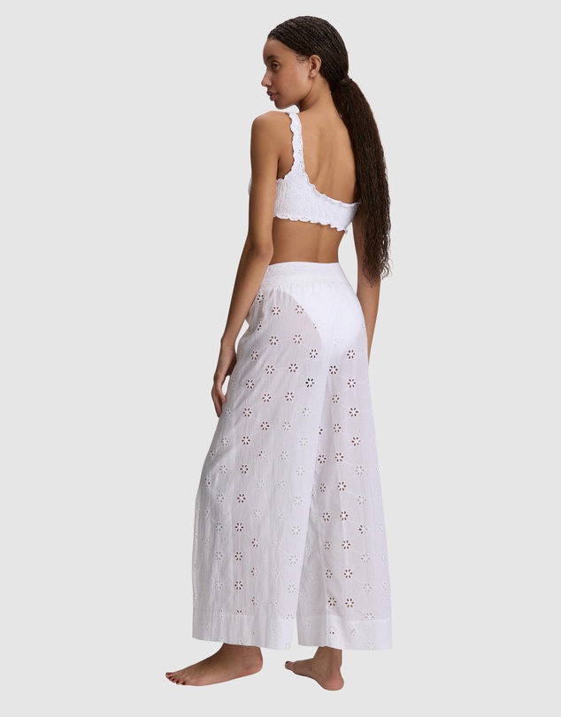 Polo Ralph Lauren - Cotton Eyelet Wrap Waist Beach Pant Cover-Up
