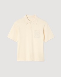 Sandro - Big 4S Rope Polo Sweater