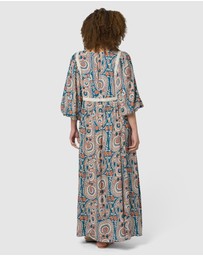 The Poetic Gypsy - Aqua Breeze Maxi Dress
