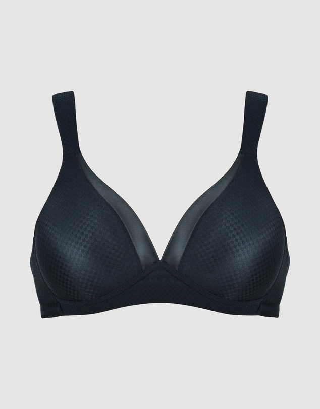 Naturana - Wednesday Jacquard Wireless T-Shirt Bra with Padded Straps