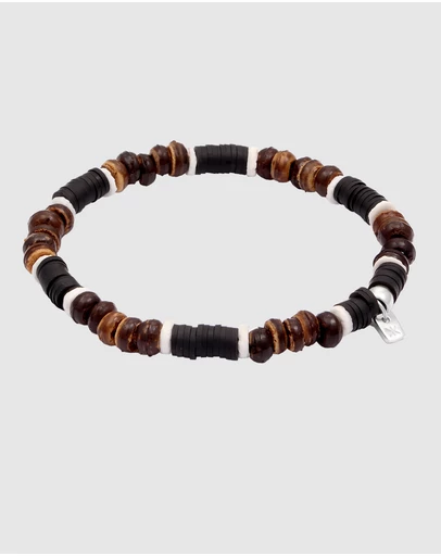 Kuzzoi - ICONIC EXCLUSIVE - Coconut Donut Bead Bracelet in 925 Sterling Silver