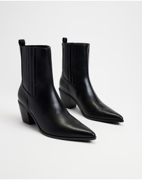 Atmos&Here - Juno Cowboy Ankle Boots